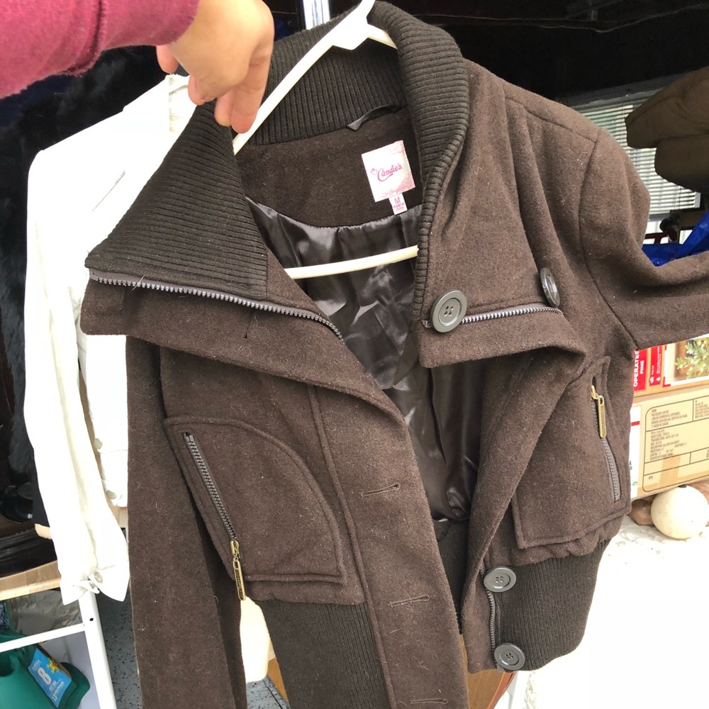 Brown fall coat
